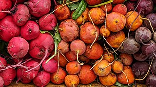 Beets of various colors