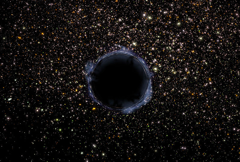 File:Black Hole in the universe.jpg
