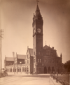 Boston and Providence Depot. Boston, Massachusetts. 1872.
