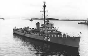 Cannon-class destroyer Beberibe, 1943.