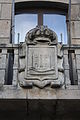 Escudo de Catoira (Pontevedra) na fachada da Casa do Concello