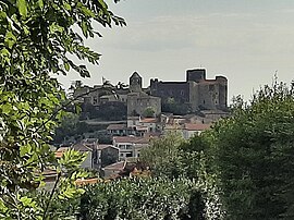 Château of Chalus and Church of Sainte-Foy