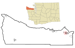 Location of River Road, Washington