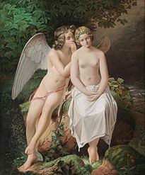 Cupidon și Psyche - de Eduard Steinbrück