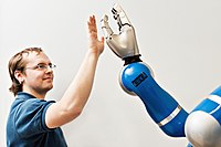Sensors allow collaborative robots (cobots) to interact directly with humans in a shared workspace. Db tuda jes2899 a.jpg