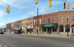 Dundee Historic District along M-50