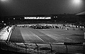 Eastville Stadium, the venue of the first EFL Cup match, seen here in 1982