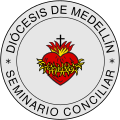 Antiguo escudo del Seminario conciiar de Medellín