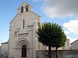 The church in Fontaine-Chalendray