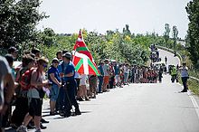 2014 human chain for Basque Country's right to decide Giza katea 3.jpg