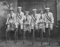 1898. Gruppe aus dem Zwölferreigen eines Berliner Radfahrer-Vereins