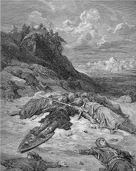 File:Gustave dore crusades death of frederick of germany.jpg