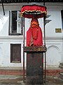 Hanumanbeeld op het Durbar-plein van Kathmandu