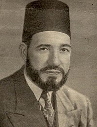 Hassan al-Banna, founder of the Muslim Brotherhood, cautioned against nationalism. Hassan al-Banna.jpg