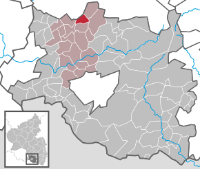 Poziția ortsgemeinde Hettenhausen pe harta districtului Südwestpfalz