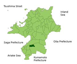 廣川町位置圖