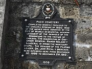 Marker of Paco Cemetery.