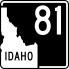 State Highway 81 marker