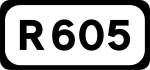 R605 road shield}}