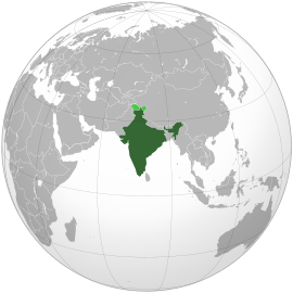 인도의 위치