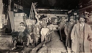 Interior of Hon. A Josepth's Store, Ojo Caliente, NM, c.1885