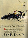 ”Somewhere West of Laramie", klassisk marknadsföring från 1923.[3]