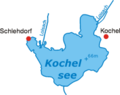 Karte des Kochelsees