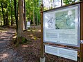 Infotafel am Weg zwischen den Hügelgräbern