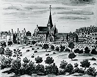 L'abbaye de Fontaine-Daniel en 1806
