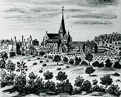 Das Kloster im Jahr 1806
