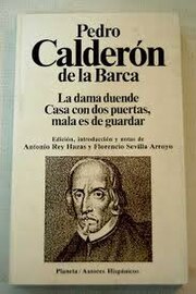 Affiche de la pièce de Pedro Calderón de la Barca.