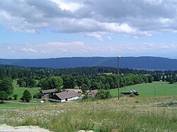 Vue depuis le col de la Vue-des-Alpes