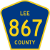 County Road 867  marker