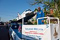 Melvin on the NASA Glenn Research Center float during the 2010 Pro Football Hall of Fame Festival Timken Grand Parade.