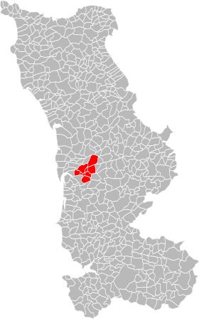 Localisation de Communauté de communes du canton de Coutances