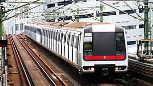 メトロキャメル製電車。葵芳駅にて