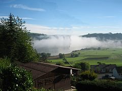 Meerfelder Maar im Nebel