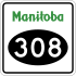 Provincial Road 308 shield