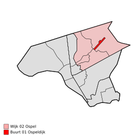 Kaart van Ospeldijk