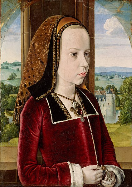 MASTER of Moulins Margaret of Austria 1490-91