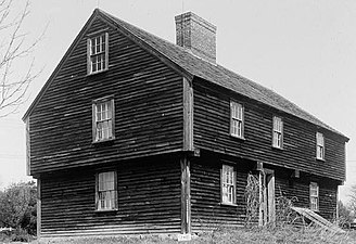 The late 17th century McIntire Garrison House in York, Maine.