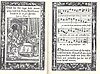print in a hymnal, 1545