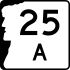 New Hampshire Route 25A marker