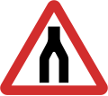 B16: Dual carriageway ends ahead