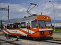 Schienenbus Be 2/2 14 (Be 557 614) in Les Granges (Orbe), 2003