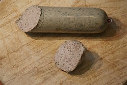 Pfälzer Leberwurst, aufgeschnitten und im Kunstdarm (200g)