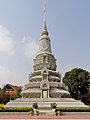 Khmer style stupa within the Royal Palace in Phnom Penh, Cambodia