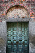 Il portale in rame di Geminiano Cibau