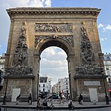 Porte Saint-Denis, Parijs, met diverse verwijzingen naar de inname van Maastricht