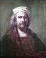 Rembrandt: Autorretrato.